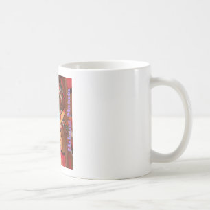 Farbe auf dem Laufband Kaffeetasse