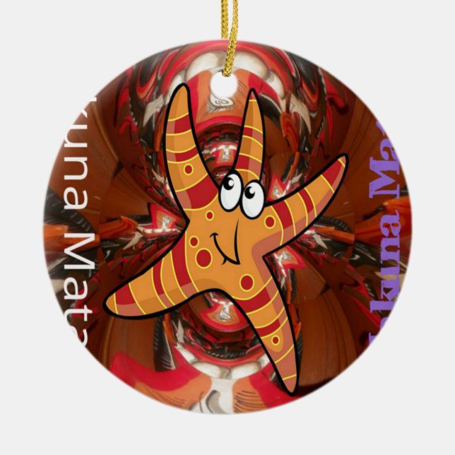 Farbe auf dem Laufband Keramikornament (Vorne)