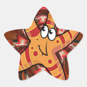 Farbe auf dem Laufband Stern-Aufkleber