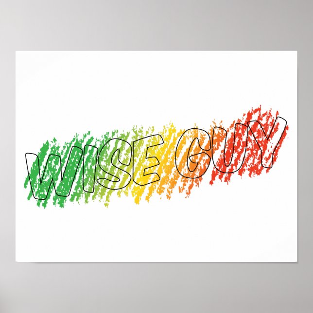 Farbe außerhalb des Zeilenplakats Poster (Vorne)