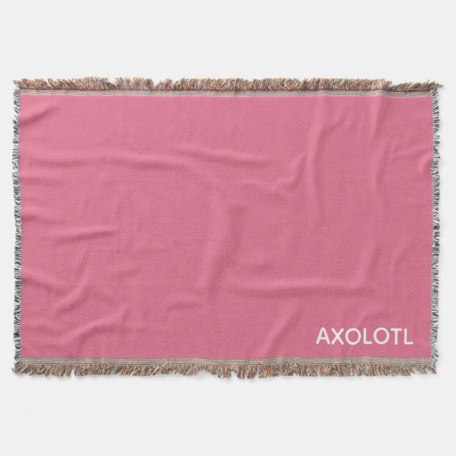 Farbe Axolotl pink Decke (Vorderseite)