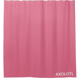 Farbe Axolotl pink Duschvorhang