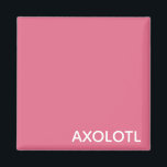 Farbe Axolotl pink Magnet<br><div class="desc">Farbe Axolotl pink</div>