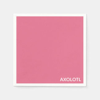 Farbe Axolotl pink Serviette
