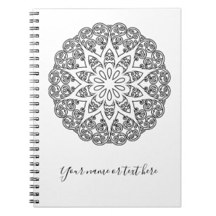 Färbe Dein eigenes MANDALA - DIY Malbuch 1 Notizblock