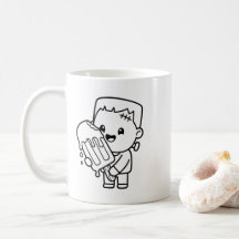 Färbe deinen eigenen Kawaii Frankenstein-Eis am St