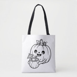 Färbe deinen eigenen Kawaii-Kürbis-Kokos-Sommer