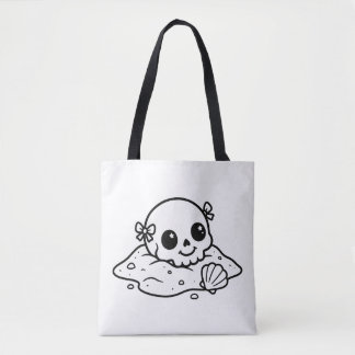 Färbe deinen eigenen Kawaii-Totenkopf-Sand-Meeresm