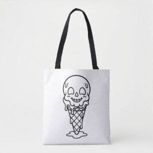 Färbe deinen eigenen Totenkopf-Eiscreme-Sommerween