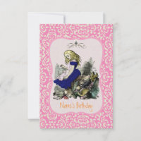 FARBE DER Alice im Wunderland - Einladungen/UAWG