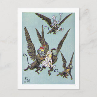 Farbe der fliegenden Affen Postkarte