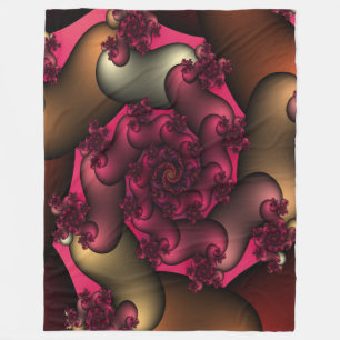 Farbe der Fraktale der Liebe Fleece Blanket