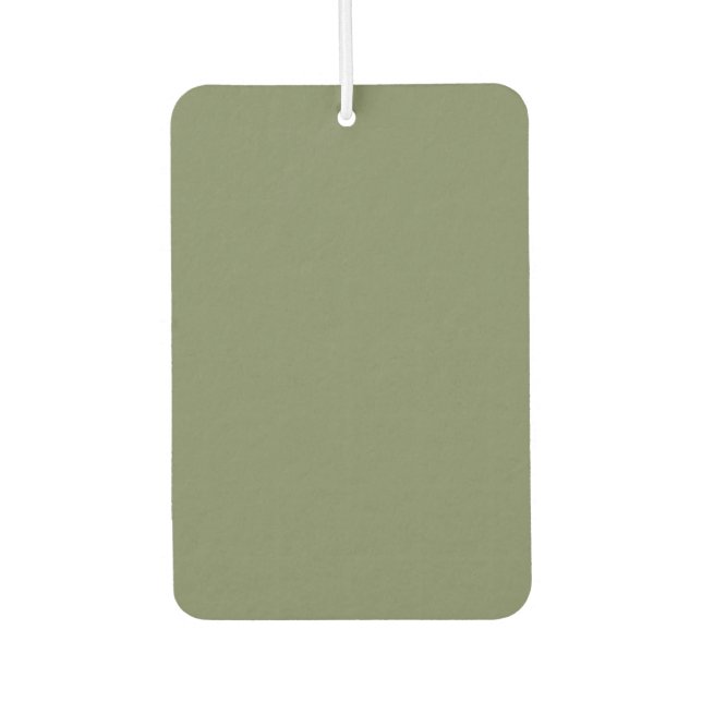 Farbe der grünen Folie Autolufterfrischer (Vorderseite)