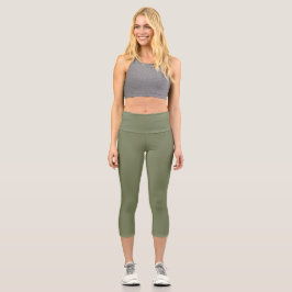 Farbe der grünen Folie Capri Leggings