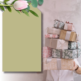 Farbe der grünen Folie | Classic | elegant Geschenkanhänger