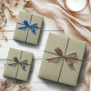 Farbe der grünen Folie Classic elegant Geschenkpapier Set