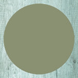 Farbe der grünen Folie Runder Pappuntersetzer<br><div class="desc">Die Farbe wird grün gehalten. Ein raffiniertes, modernes Weissgrün, das natürliche Eleganz ausstrahlt. Diese Farbe erfasst das Wesen eines schattigen Waldbodens. Ideal für diejenigen, die eine ruhige, erdige Atmosphäre suchen. Diese raffinierte Farbe fügt sich nahtlos in die moderne und klassische Ästhetik ein. Genießen Sie die schlichte Schönheit dieses ruhigen Schattens....</div>