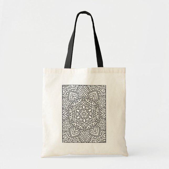 Farbe der Mandala Tote Tasche (Vorne)