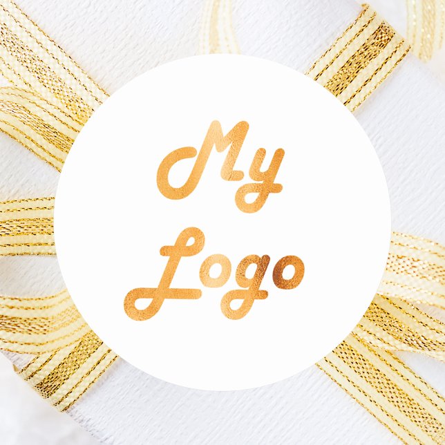 Farbe der Marke für das benutzerdefinierte Logo Runder Aufkleber (Von Creator hochgeladen)