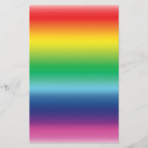 Farbe der Regenbogenflagge Briefpapier