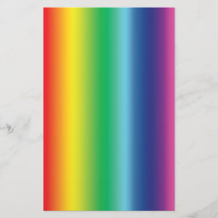 Farbe der Regenbogenflagge Briefpapier
