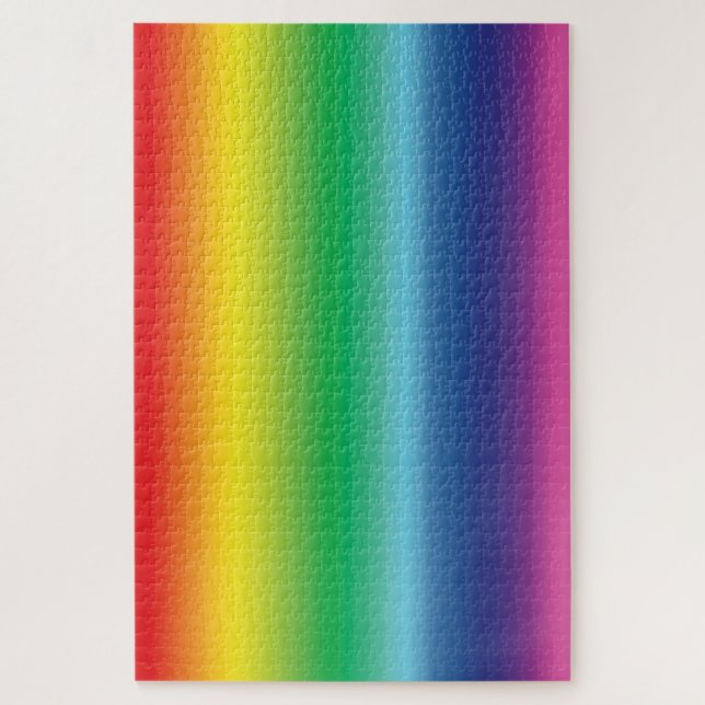 Farbe der Regenbogenflagge Puzzle (Vertikal)