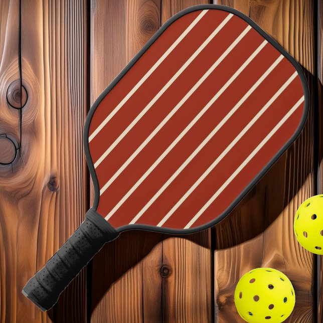 Farbe der Stadt Siena Mitte des Jahrhunderts Pickleball Schläger (Von Creator hochgeladen)