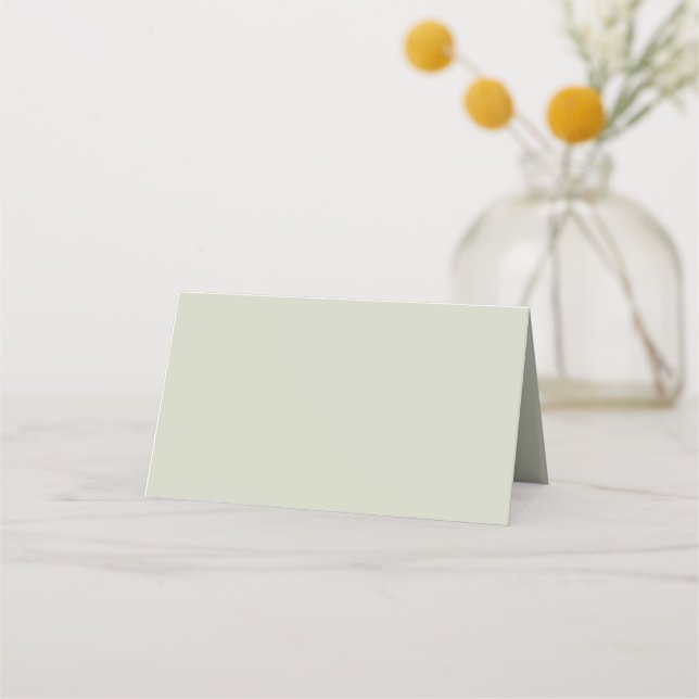Farbe der weißen Seite Platzkarte (Vorderseite)