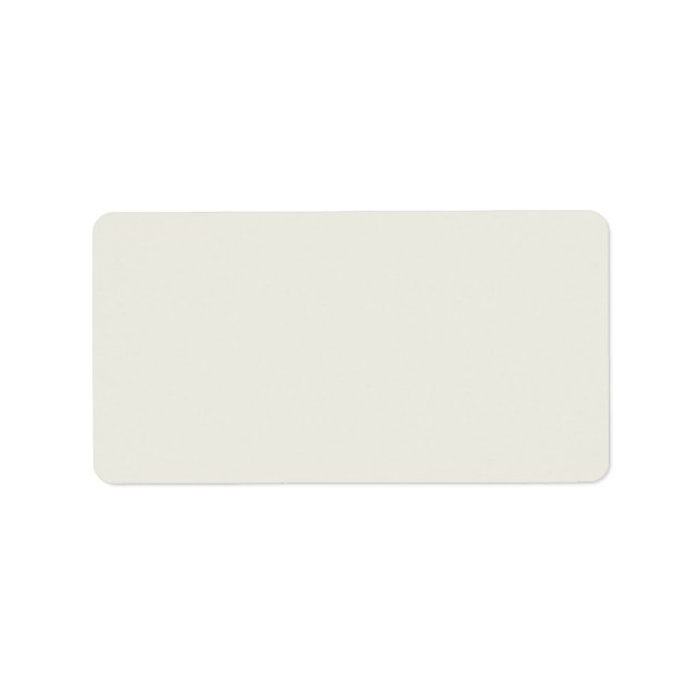 Farbe der weißen Taube Adressaufkleber (Vorne)