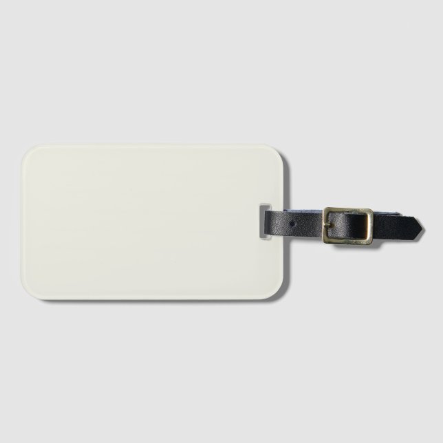 Farbe der weißen Taube Gepäckanhänger (Vorderseite (Horizontal))