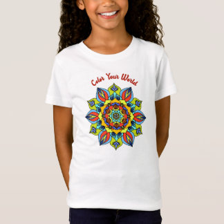 Farbe der Welt für Mandala-Kinder T-Shirt