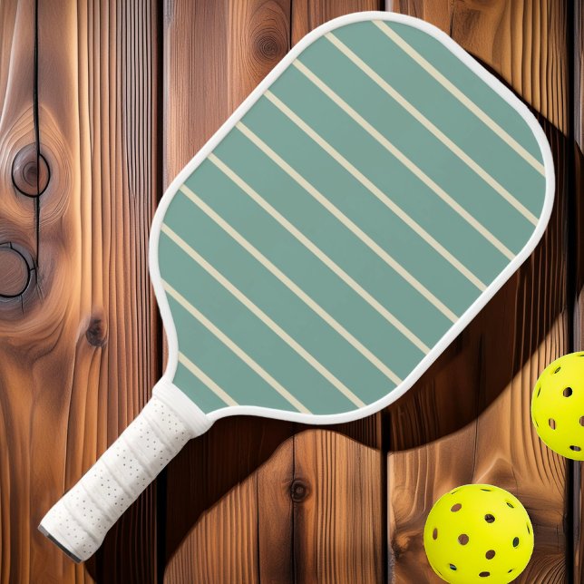 Farbe des Aqua-Riffs in der Mitte des Jahrhunderts Pickleball Schläger (Von Creator hochgeladen)