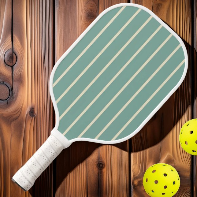 Farbe des Aquakulturriffs aus der Mitte des Jahrhu Pickleball Schläger (Von Creator hochgeladen)