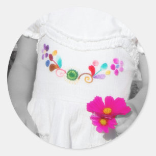 Farbe des Aufklebers Runder Aufkleber