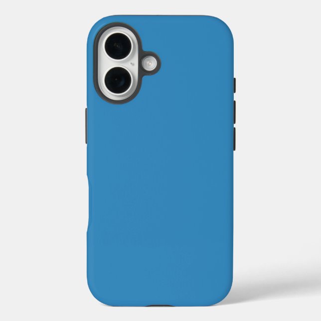 Farbe des blauen Eises (Solid Glacial Blue Ice) Case-Mate iPhone Hülle (Rückseite)