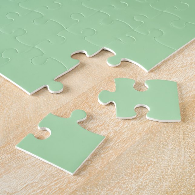 Farbe des hellgrünen Moos Puzzle (Seite)