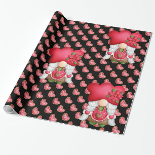 Farbe des Herzens anpassen Geschenkpapier