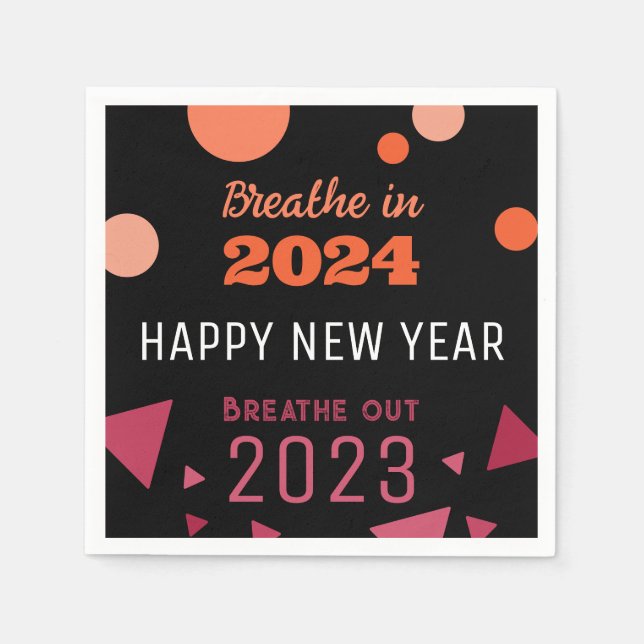 Farbe des Jahres 2024 - Neujahr 2023 Serviette (Vorderseite)