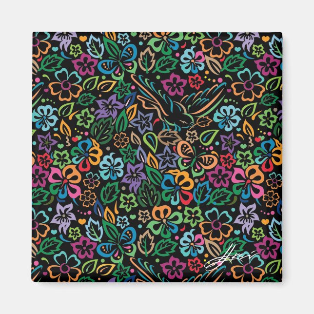 Farbe des Lebens Magnet (Vorne)