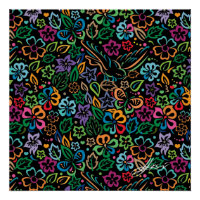 Farbe des Lebensplakats