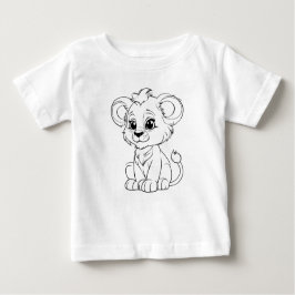 Farbe des Löwen Baby T-shirt