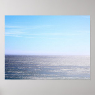 Farbe des Pazifischen Ozeans 16x20 Poster