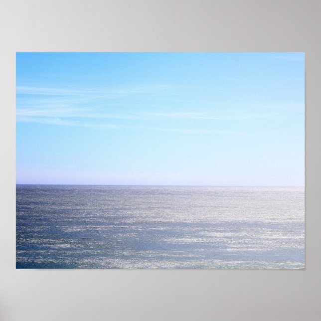 Farbe des Pazifischen Ozeans 16x20 Poster (Vorne)