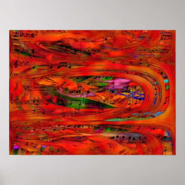 Farbe des Tons Poster (Vorne)