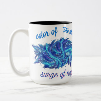 Farbe des Traums Zweifarbige Tasse
