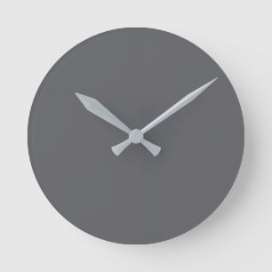 Farbe des Trends - Schiefergraue Uhr
