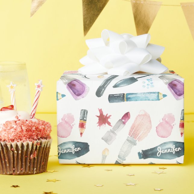 Farbe des Wassers Geschenkpapier (Geburtstagsparty)