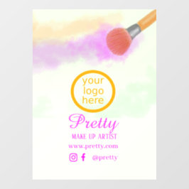 Farbe des Wassers in der Brush-Farbe Fensteraufkleber