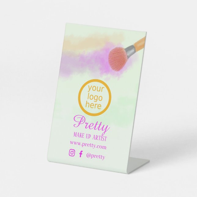 Farbe des Wassers Sockelschild (Vorderseite)