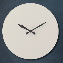 Farbe des weißen Kaffees Große Wanduhr